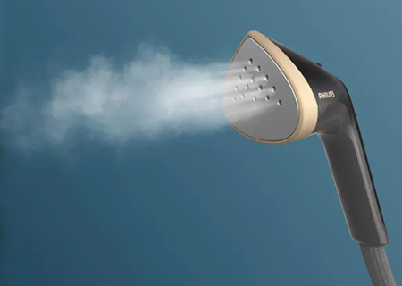 Luồng hơi phun li&ecirc;n tục để nhanh ch&oacute;ng v&agrave; dễ d&agrave;ng ủi phẳng nếp nhăn quần &aacute;o