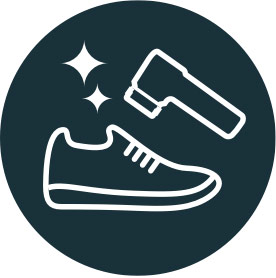 M&aacute;y đ&aacute;nh gi&agrave;y thể thao Philips, GCA100, l&agrave;m sạch hiệu quả