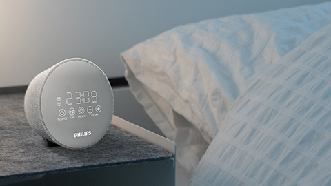 Đồng hồ b&aacute;o thức ki&ecirc;m radio, đồng hồ ki&ecirc;m radio DAB+ FM của Philips